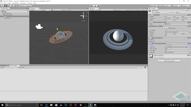Realtime Mesh Editing (Planet Ring, Part 2) смотреть онлайн