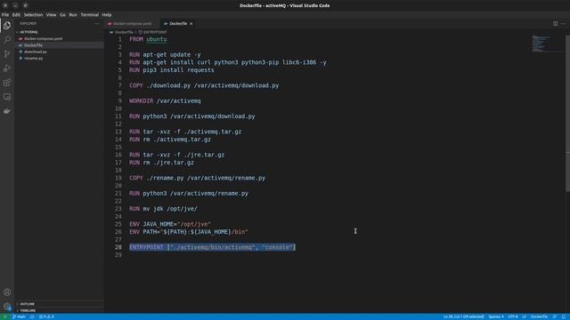 02 JMS with ActiveMQ Docker image смотреть онлайн
