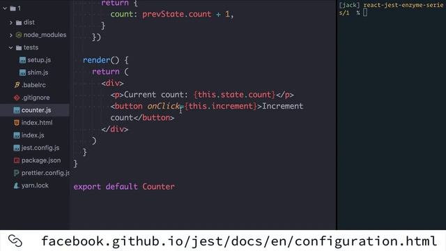 Testing React #1: Setting up a new project with Jest and Enzyme смотреть онлайн