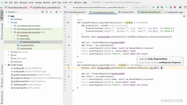 Android Testing Repository - MVVM Unit Testing Tutorial | CheezyCode - Hindi смотреть онлайн