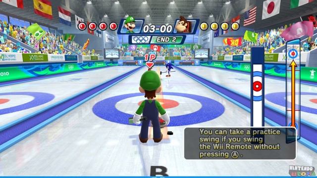 Mario & Sonic at the Olympic Winter Games 2010 ⁴ᴷ All Events (Luigi gameplay) смотреть онлайн