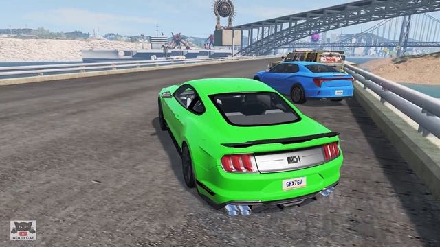 New Cars Ramp Jumps on West Coast USA Map - BeamNG Drive Crazy Cars Crashes & Fails Compilation смотреть онлайн