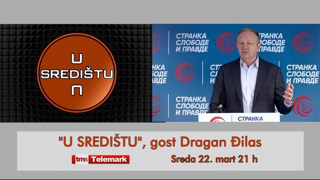 TV Telemark - NAJAVA EMISIJE "U SREDIŠTU", GOST DRAGAN DJILAS смотреть онлайн