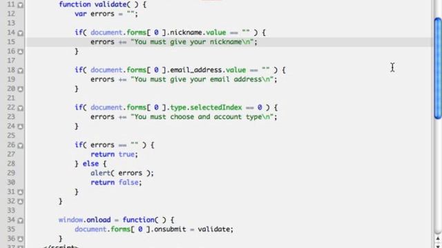 JS13 Form Validation смотреть онлайн