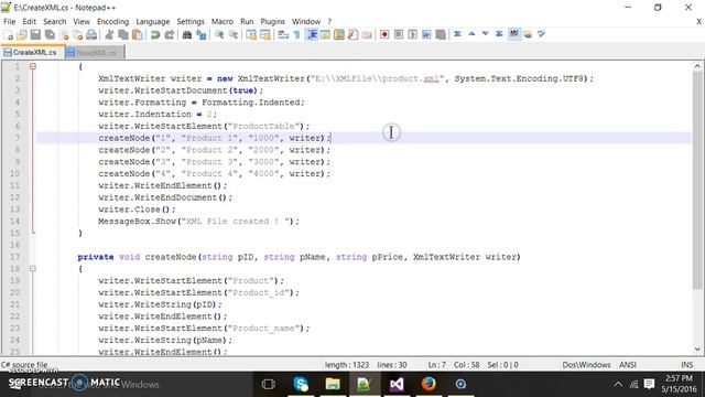 Create XML File смотреть онлайн
