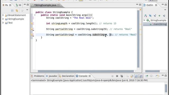 Java Video Tutorial 22: Basic Strings (Pt 2 of 2) смотреть онлайн