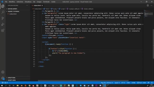 JQUERY Guida Completa - JQUERY JAVASCRIPT TUTORIAL ITA смотреть онлайн
