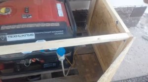 как собрать Шкаф для генератора на улице