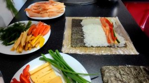 Готовим запеченные и горячие роллы в домашних условиях пошагово/스시 롤