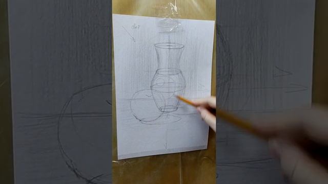 Натюрморт.Графика. Работа в тоне. смотреть онлайн