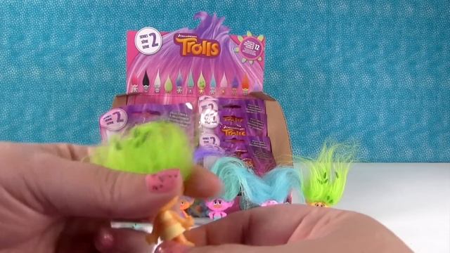 Trolls Series 2 Dreamworks Blind Bag Figures Opening Toy Review | PSToyReviews смотреть онлайн
