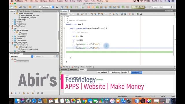 Java Bangla Tutorial | Part 6.7 | Java Online Course | Not Operator смотреть онлайн