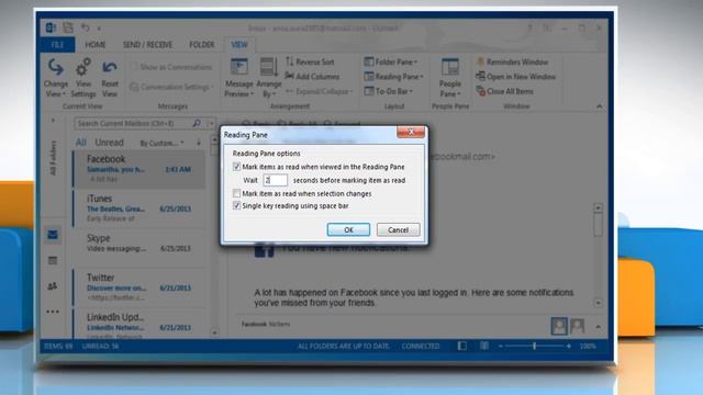 How not to mark emails as read automatically in Outlook смотреть онлайн
