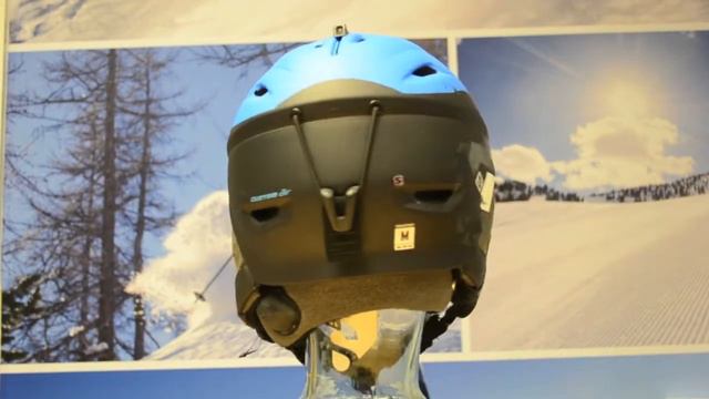 2015 Salomon Ranger Custom Air Ski Helmet - Blue Black Matt 360° View - Sail And Ski