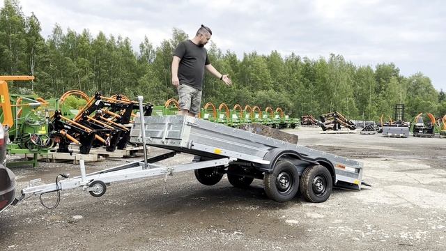 Испытание домкрата СЭД ВАД для двухосных прицепов