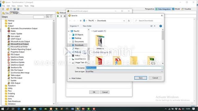 Pentaho ETL mengubah CSV file to Microsoft Excel Output смотреть онлайн