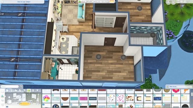 Opposite Roommates || The Sims 4 Apartment Renovation: Speed Build смотреть онлайн