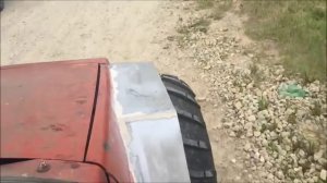 Вездеход"МАРС 2" на "ободрышах"ВИ-3.Первый выезд 19.06.15 г