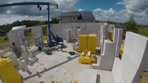Строительство первого дома из газобетона c мини-краном Ytong MiniCrane