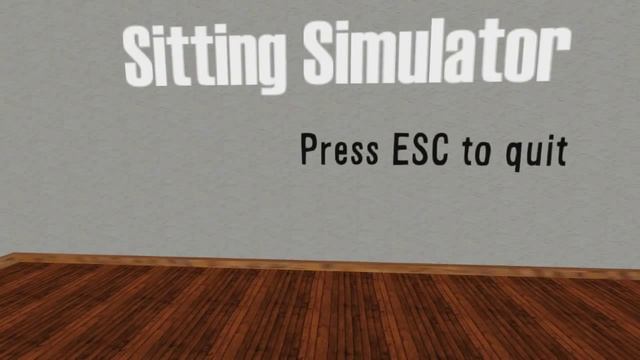 Обзор Sitting Simulator 2014 [Симулятор стула] смотреть онлайн