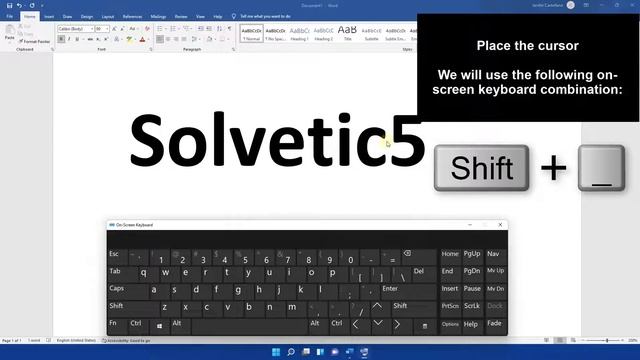How to do Underscore on Screen Keyboard ✔️ смотреть онлайн