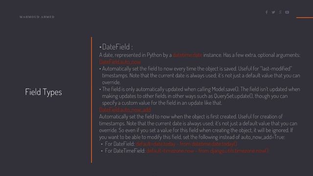 06 - Django Models Field Types смотреть онлайн