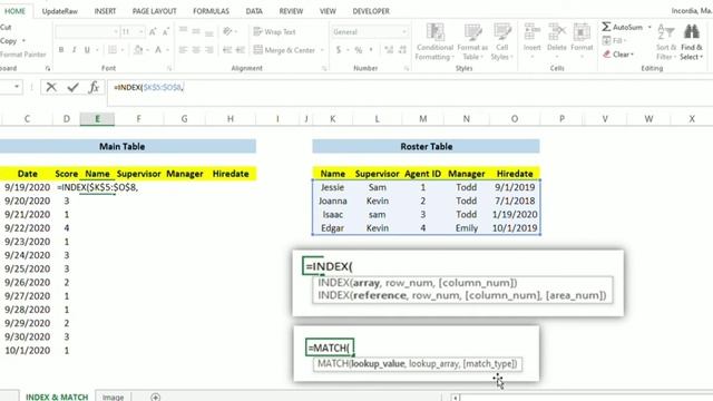 HOW TO USE INDEX MATCH - EXCEL LOOK UP FUNCTION смотреть онлайн