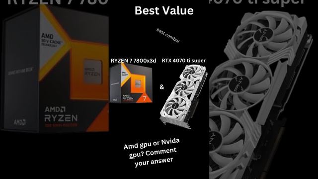 Best Gpu + Cpu combo! #pcbuild #asus #msi #gaming #gigabyte #gamingpc #pc #gpu #cpu #gamer #amd смотреть онлайн
