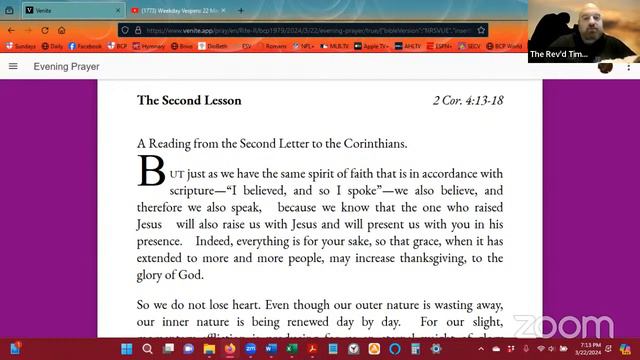 Weekday Vespers: 22 March '24 [BCW Rite - Eve of Sabbath - Lenten Day 34] смотреть онлайн
