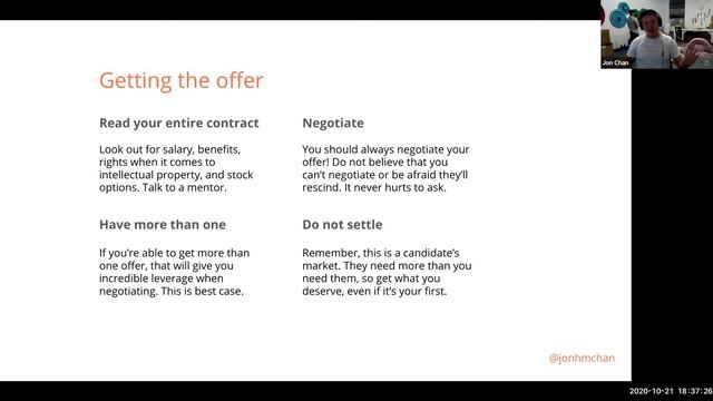 Mentorship Series - Landing Your First Job w/ Jon Chan from Stack Overflow смотреть онлайн