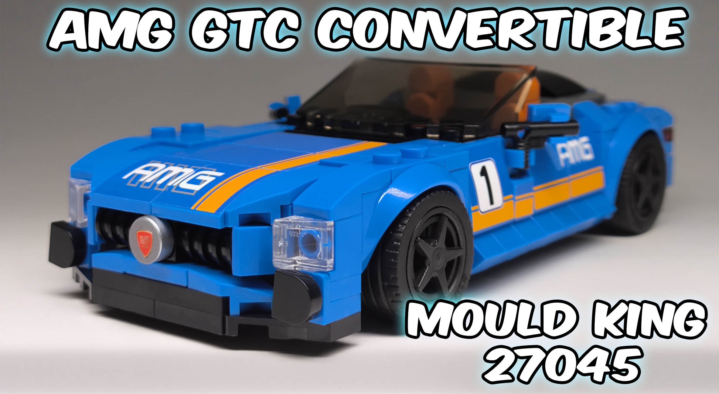 mould king 27045 AMG GTC mercedes обзор и распаковка смотреть онлайн