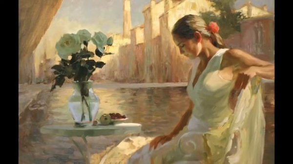 Процесс создания картины маслом. Художник Владимир Волегов • ВидеоКанал «exZotikA Max»