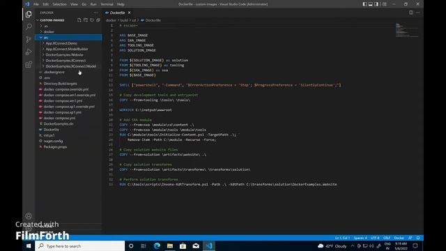 Containers in Sitecore Development -Part 4 - Understand the docker file structure смотреть онлайн