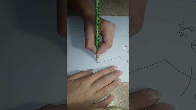 Учимся рисовать кота. Draw with me / БЕЗ наброска! смотреть онлайн