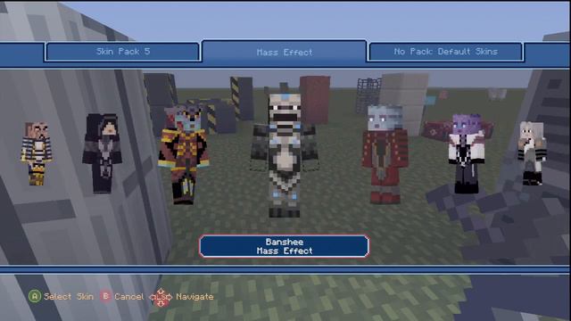 Minecraft Xbox 360 Mass Effect TEXTURE PACK + 34 New SKINS OVERVIEW смотреть онлайн