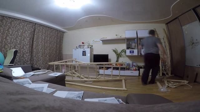 Сборка детской стенки за минуту. Спорткомплекс вверх тормашками. смотреть онлайн