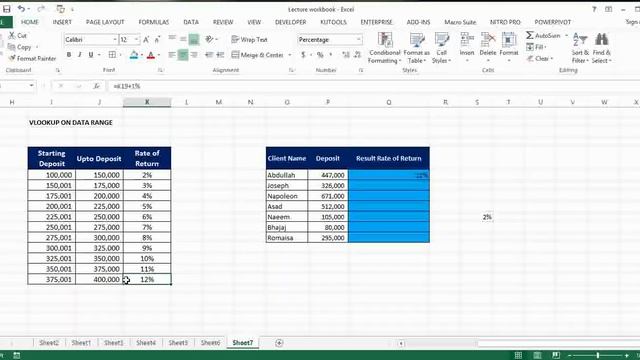 How to Use Vlookup Function in Excel on Data Range of Values II Off The Page смотреть онлайн