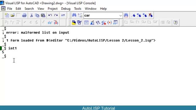 تعليم الأوتوكاد لطلبة الهندسة و المعاهد Autolisp AutoCAD || AutoCAD Programming смотреть онлайн