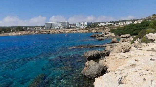 Кипр июль 2021: пляж Fig Tree Bay и пляж отеля Sunrise Jade смотреть онлайн