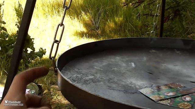 Мега сковорода из диска бороны (обзор и тест) смотреть онлайн