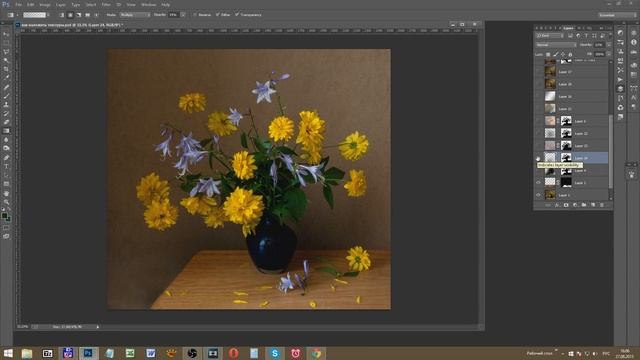 Секреты наложения текстур в фото-натюрморте. (Урок №8) смотреть онлайн