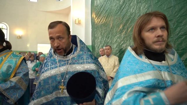 Освящение придела храма в честь иконы Божией Матери Всецарица смотреть онлайн