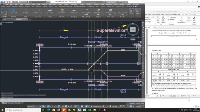 CIVIL 3D, HƯỚNG DẪN QUAY SIÊU CAO ĐƠN GIẢN KHÔNG DÙNG FILE TIÊU CHUẨN смотреть онлайн