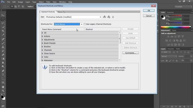 How to Change Keyboard Shortcuts in Photoshop CS6 смотреть онлайн