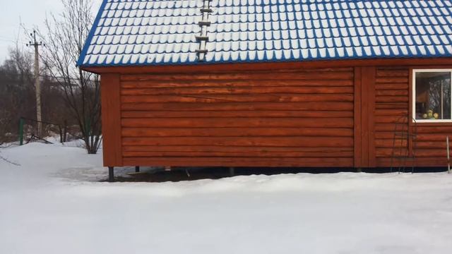 Баня 4×9 ,с комнатой отдыха ,на винтовых сваях смотреть онлайн