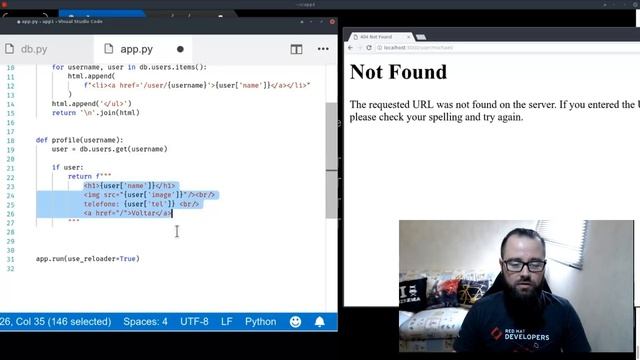 Flask Drops 3: Roteamento de URL e Shell interativo - Curso De Python com Bruno Rocha смотреть онлайн