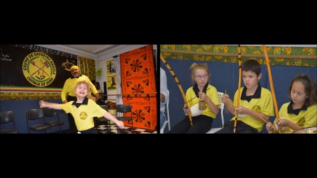 Mestre Pim-Pim Capoeira Angola // Projekt 1° Eltern und Kinder in Bewegung 2018 смотреть онлайн