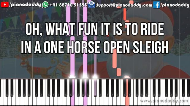 Jingle Bells Piano Tutorial - Christmas Song - Christmas Carols - Christmas Kids Songs Piano Lesson смотреть онлайн