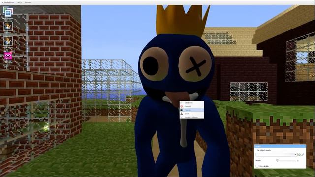 Rainbow Friends CORRUPTED 🤪 Invaded the MINECRAFT VILLAGE and DESTROY BLUE 💦 In Garry`s mod! смотреть онлайн