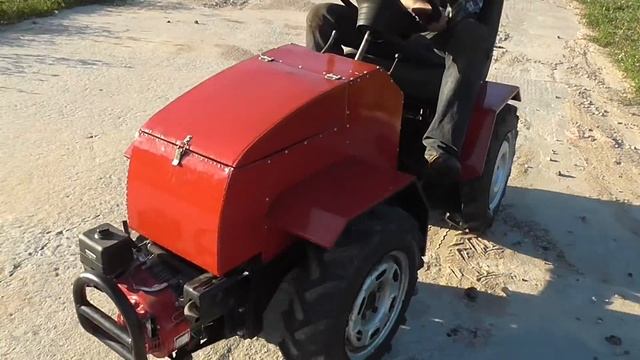 Минитрактор-переломка 4x4 #20. Первый выезд дубль два. смотреть онлайн